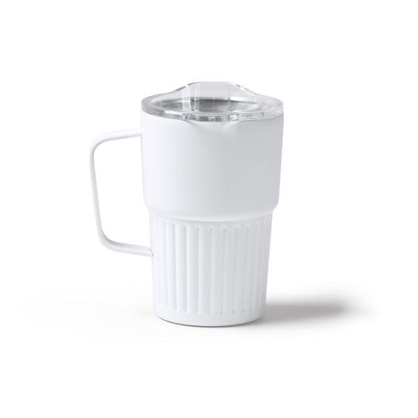 Vaso NUBEX en color blanco para personalizar con tu logo, nombre o foto