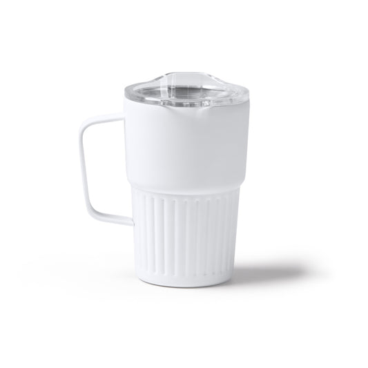 Vaso NUBEX en color blanco para personalizar con tu logo, nombre o foto