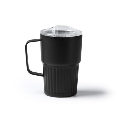 Vaso NUBEX en color negro, personalización a medida en Gráficas Hugo