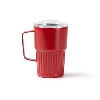 Vaso NUBEX en color rojo, personalización a medida en Gráficas Hugo