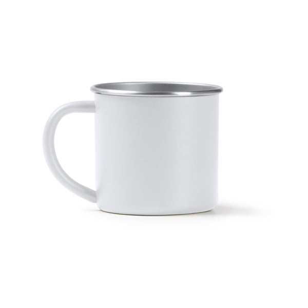 Taza DUNAS en color blanco para personalizar con tu logo, nombre o foto