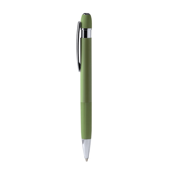 Bolígrafos ENDRIK personalizable online — verde salvia, taller en Madrid
