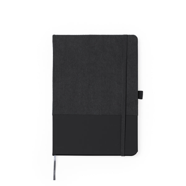 Libretas SULY en color negro para personalizar con tu logo, nombre o foto