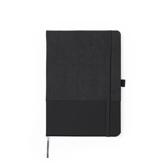 Libretas SULY en color negro para personalizar con tu logo, nombre o foto