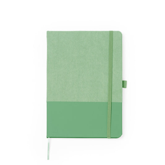 Libretas SULY en color verde salvia, personalización a medida en Gráficas Hugo