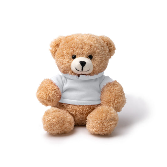 Peluches JAZZ en color blanco para personalizar con tu logo, nombre o foto
