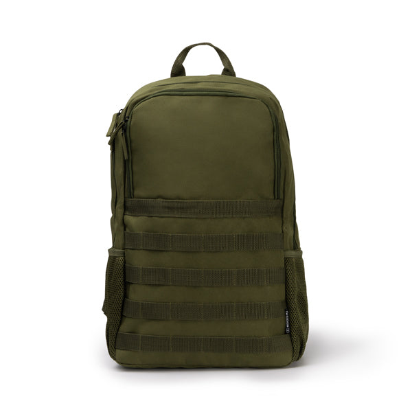 Mochilas BUFALO en color verde oscuro — impresión personalizada de tu logo