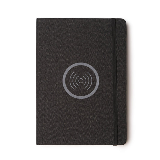 Libretas GARLAN en color negro para personalizar con tu logo, nombre o foto