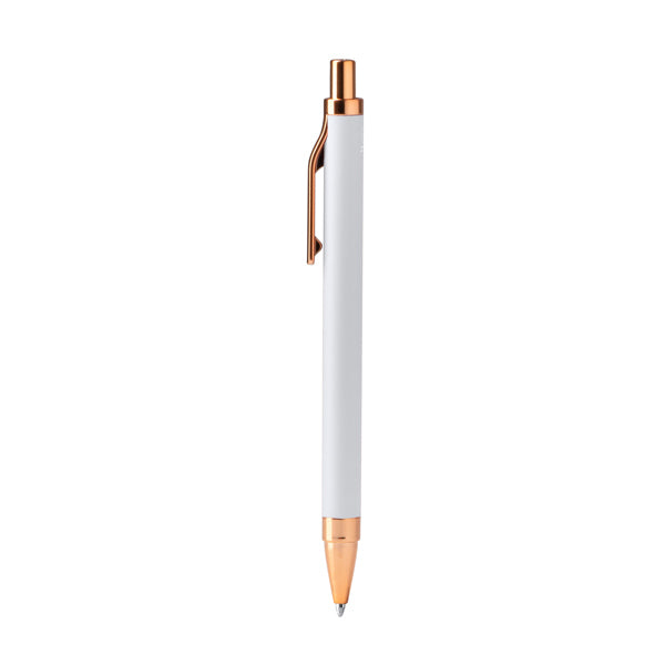 Bolígrafos WALER en color blanco para personalizar con tu logo, nombre o foto