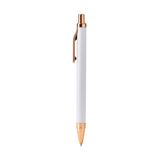 Bolígrafos WALER en color blanco para personalizar con tu logo, nombre o foto