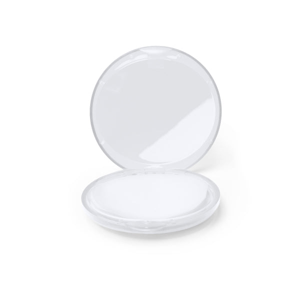 Salud Y Belleza LIMPI en color blanco para personalizar con tu logo, nombre o foto