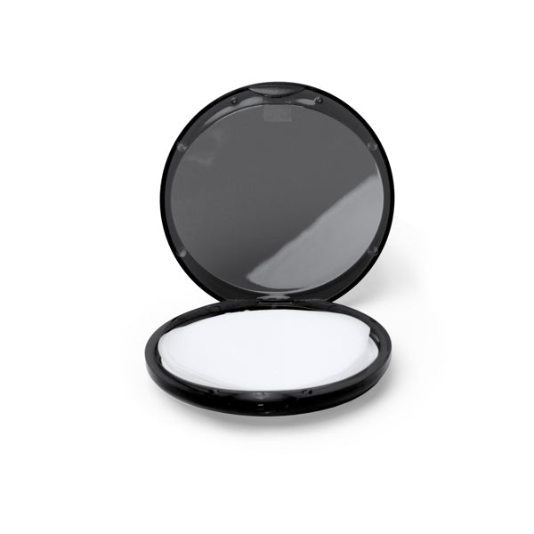 Salud Y Belleza LIMPI en color negro, personalización a medida en Crea41