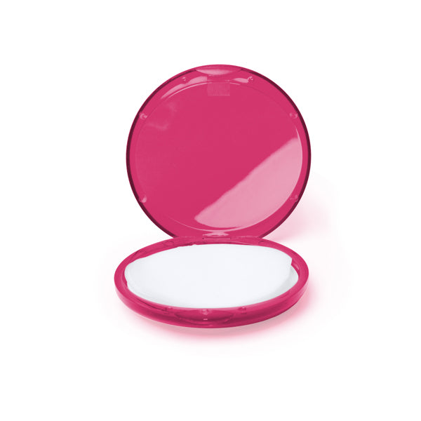 Salud Y Belleza LIMPI en color fucsia, personalización a medida en Crea41