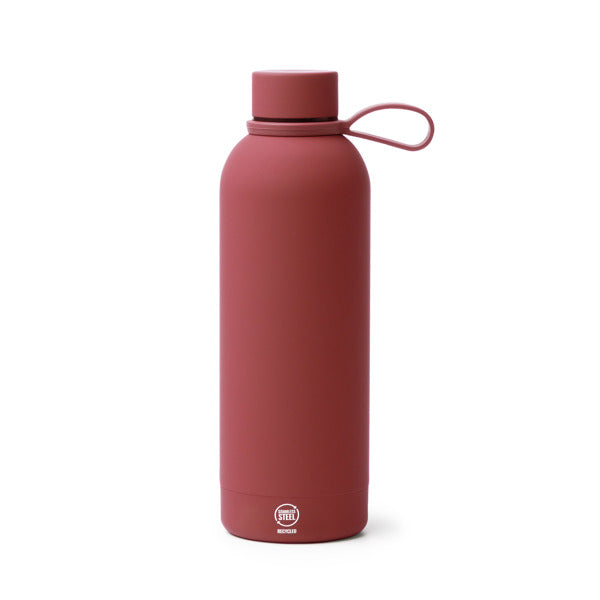 Bidón SIVAS en color rojo oscuro — impresión personalizada de tu logo