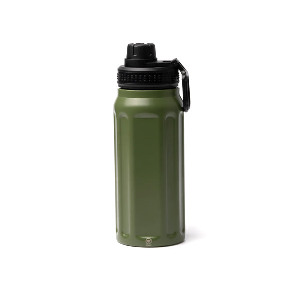 Bidón NOBLEK en color verde oscuro — impresión personalizada de tu logo