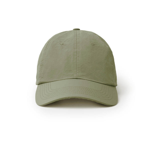 Gorras CLEVELAND en color verde salvia — estampación y bordado de tu diseño