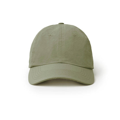 Gorras CLEVELAND en color verde salvia — estampación y bordado de tu diseño