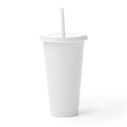 Vaso BAKY en color blanco para personalizar con tu logo, nombre o foto