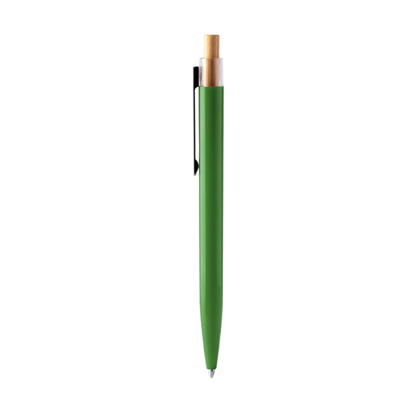 Bolígrafos DIKEN en color verde helecho para personalizar con tu logo, nombre o foto