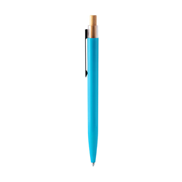 Bolígrafos DIKEN en color royal claro, personalización a medida en Crea41