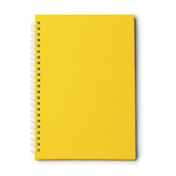 Libretas MISTROL en color amarillo — impresión personalizada de tu logo