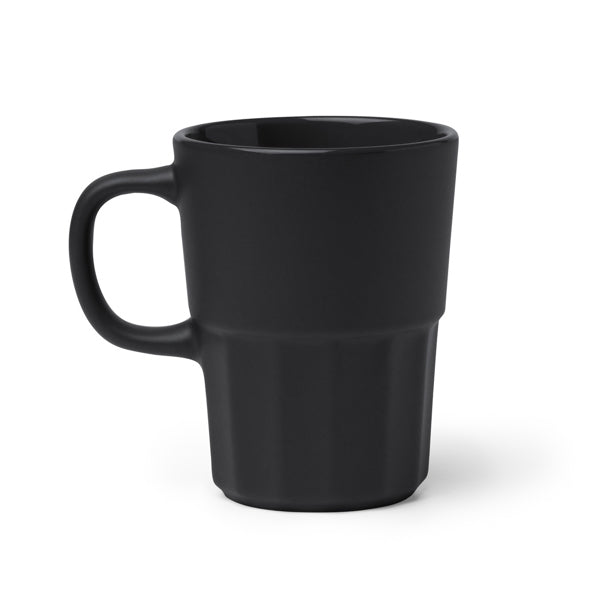 Taza LUNGER en color negro, personalización a medida en Crea41