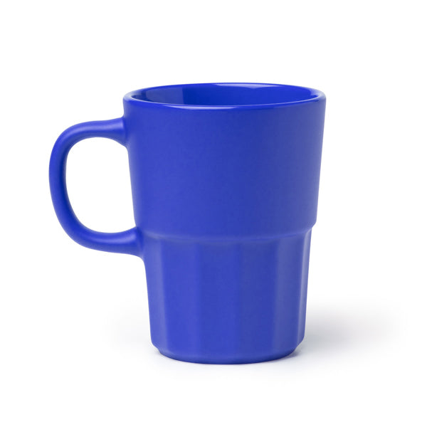 Taza LUNGER en color royal — impresión personalizada de tu logo