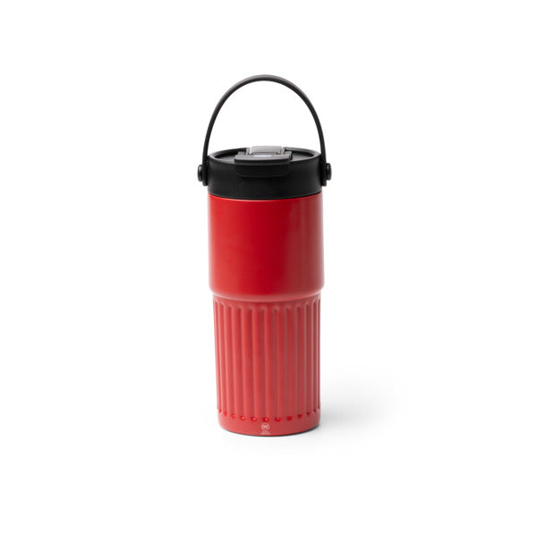 Vaso TUMBAT en color rojo oscuro — impresión personalizada de tu logo