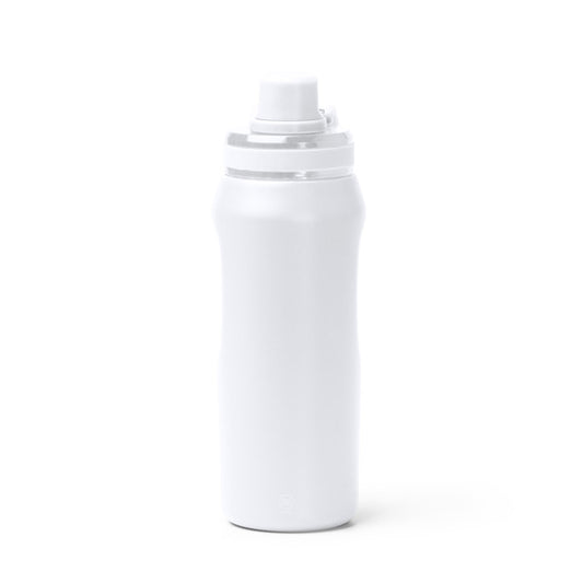 Bidón GERALD en color blanco para personalizar con tu logo, nombre o foto