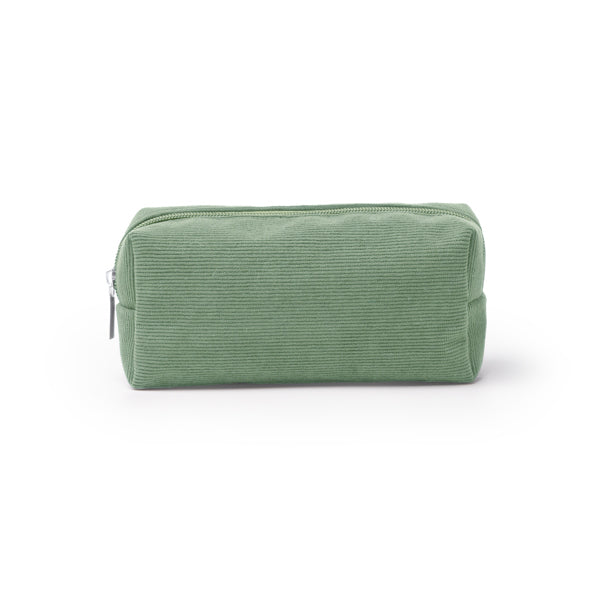 Neceseres BONETE en color verde salvia — impresión personalizada de tu logo