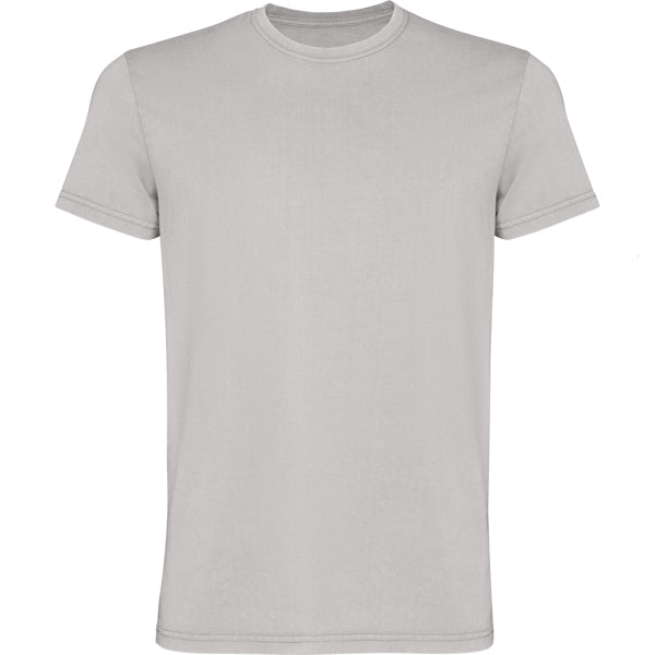 Camiseta manga corta CORGI en color gris piedra lavado para personalizar con tu logo, nombre o foto