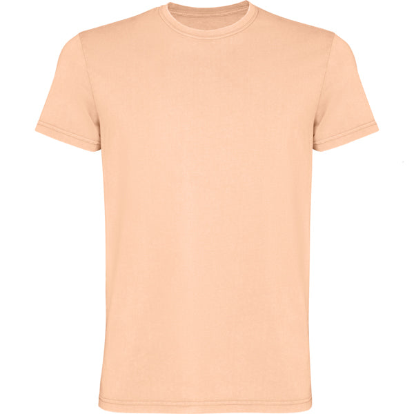 Camiseta manga corta CORGI personalizable online — papaya claro lavado, taller en Madrid
