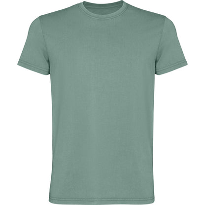 Camiseta manga corta CORGI en color verde pato lavado para personalizar con tu logo, nombre o foto