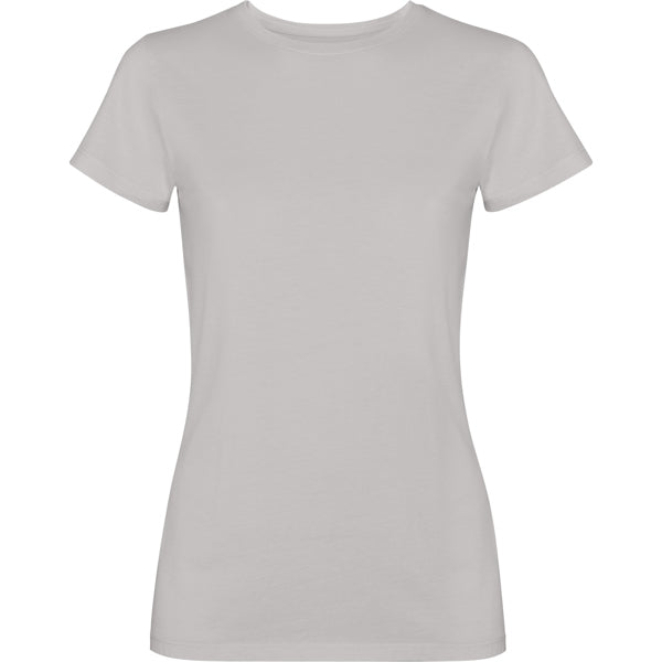 Camiseta manga corta FIYI en color gris piedra lavado para personalizar con tu logo, nombre o foto
