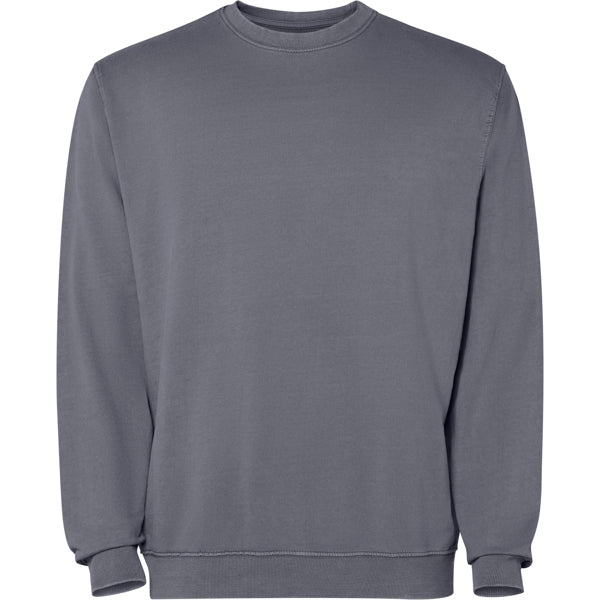 Sudadera JAYA en color gris cielo lavado, personalización a medida en Gráficas Hugo