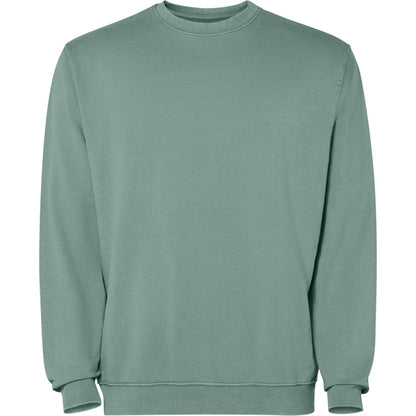 Sudadera JAYA en color verde pato lavado para personalizar con tu logo, nombre o foto