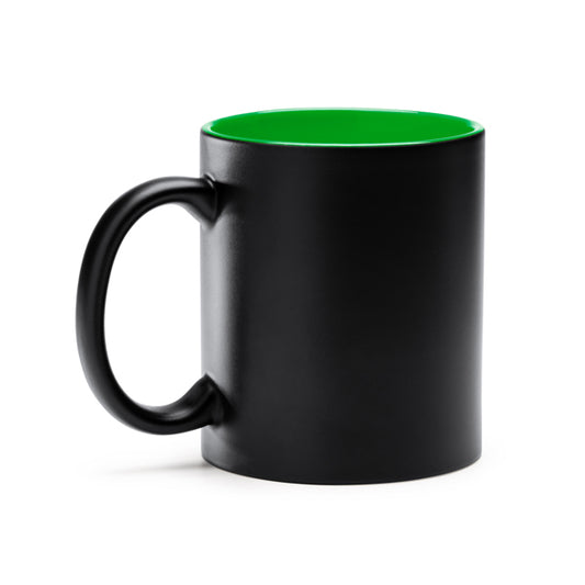 Taza MACHA en color verde helecho, personalización a medida en Gráficas Hugo