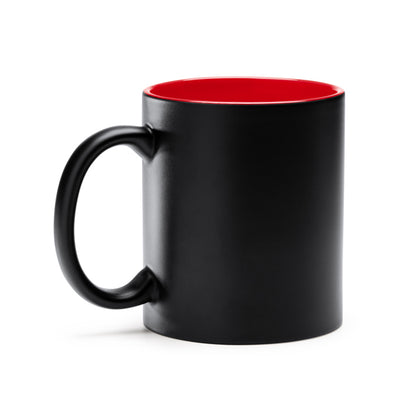 Taza MACHA en color rojo para personalizar con tu logo, nombre o foto