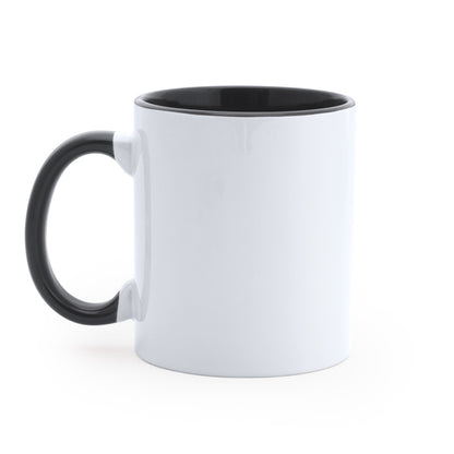 Taza MANGO en color blanco/negro para personalizar con tu logo, nombre o foto