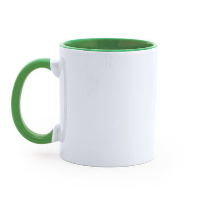 Taza MANGO personalizable online — blanco/verde helecho, taller en Madrid