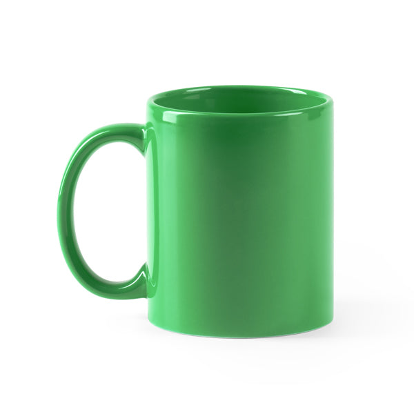 Taza PAPAYA personalizable online — verde helecho, taller en Madrid