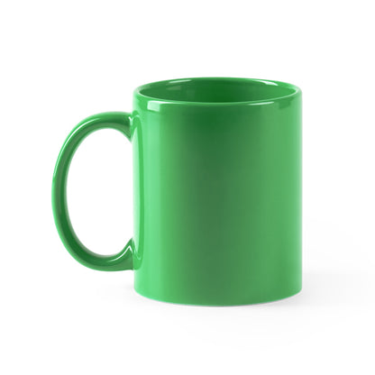 Taza PAPAYA personalizable online — verde helecho, taller en Madrid