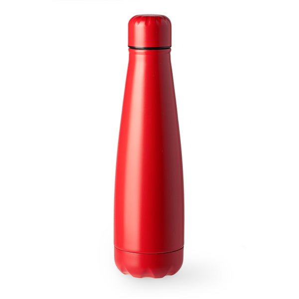 Botella PITA en color rojo para personalizar con tu logo, nombre o foto