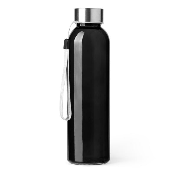 Botella ALFE en color negro, personalización a medida en Gráficas Hugo