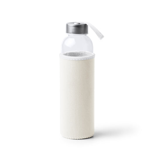 Botella CAMU en color blanco para personalizar con tu logo, nombre o foto