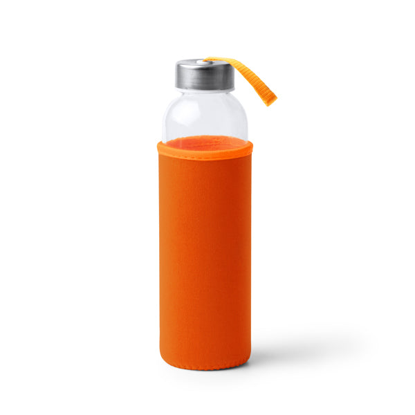 Botella CAMU en color naranja, personalización a medida en Crea41