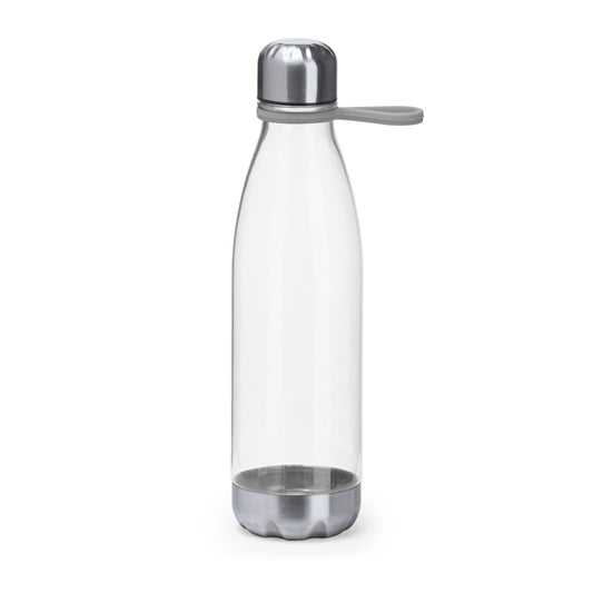 Botella EDDO en color transparente para personalizar con tu logo, nombre o foto