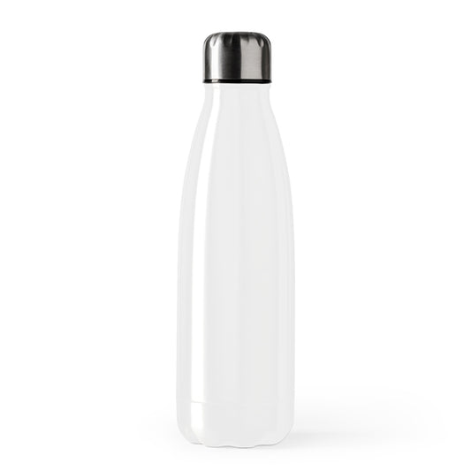 Botella ALPINIA en color blanco para personalizar con tu logo, nombre o foto