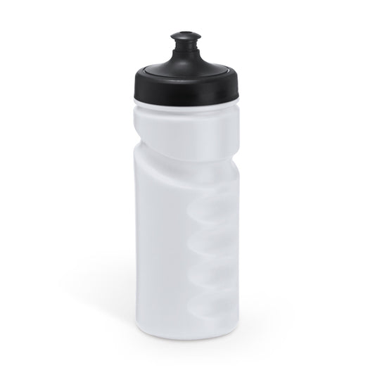 Botella RUNNING en color blanco para personalizar con tu logo, nombre o foto