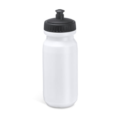 Botella BIKING en color blanco para personalizar con tu logo, nombre o foto